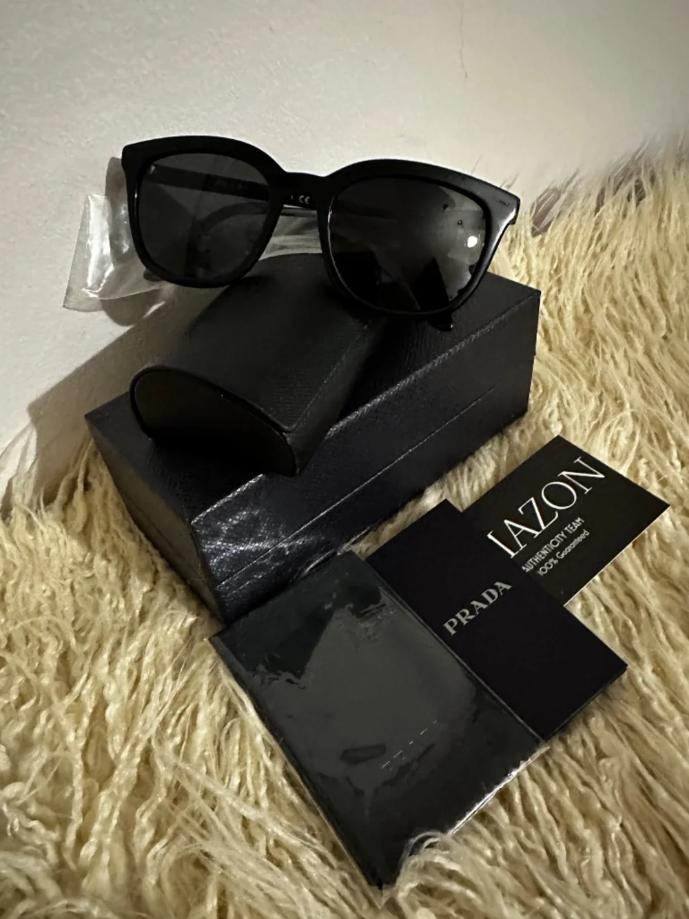 PRADA SPR03X Authentic Square Sunglasses.